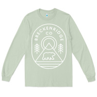 Matcha Breckenridge Colorado Bear Mountains Trees Hiking Long Sleeve Tee - lanVoArt