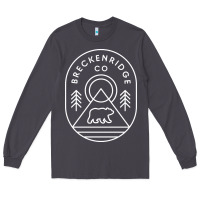 Smoke Breckenridge Colorado Bear Mountains Trees Hiking Long Sleeve Tee - lanVoArt