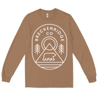 Toasted Coconut Breckenridge Colorado Bear Mountains Trees Hiking Long Sleeve Tee - lanVoArt