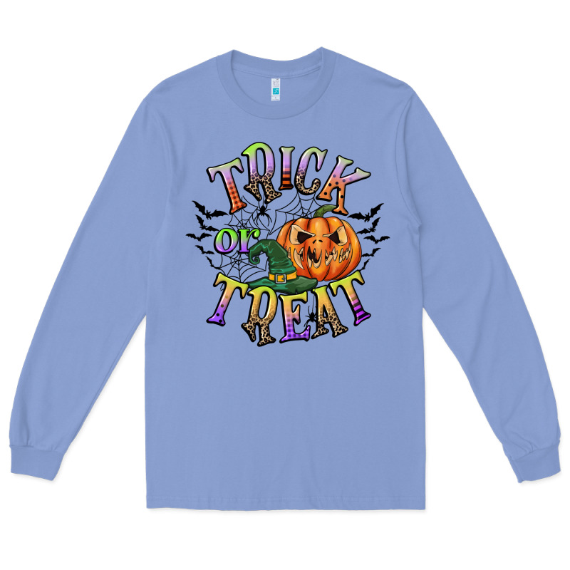 Trick Or Treat Long Sleeve Tee by CowGirlArtShop | Teevron