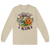Mushroom trick or treat Long Sleeve Tee - CowGirlArtShop