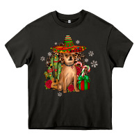 Asphalt Chihuahua Christmas Heavy Core Tee - JahusDesignShop