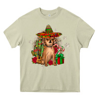 Mossy Chihuahua Christmas Heavy Core Tee - JahusDesignShop