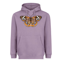 Lavender Common Buckeye Butterfly Heavyweight Hoodie - LillyAllenDesigns