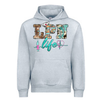 Heather Grey western nurse lpn  life Urban Hoodie - BarkalooDesign