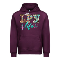 Mauve Wine western nurse lpn  life Urban Hoodie - BarkalooDesign