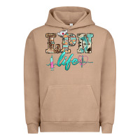 Pigment Burro western nurse lpn  life Urban Hoodie - BarkalooDesign