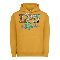 Pigment Peanut Butter western nurse lpn  life Urban Hoodie - BarkalooDesign