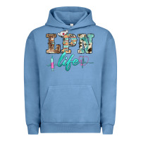 Pigment Pebble Blue western nurse lpn  life Urban Hoodie - BarkalooDesign