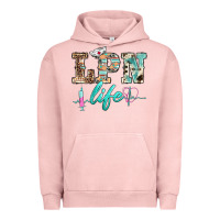 Pigment Salmon western nurse lpn  life Urban Hoodie - BarkalooDesign