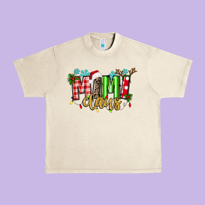 Mimi Claus Urban Heavy Tee Designed By Texasbilliewilder