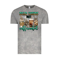 Cloud Rock dead inside but caffeinated skeleton coffee cups Vintage Tee - Jasminsmagicworld