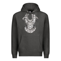 Charcoal Heather Chest Protector Fa Element Premium Hoodie - FaDigitalArtStudio