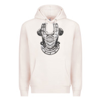 Pale Pink Chest Protector Fa Element Premium Hoodie - FaDigitalArtStudio