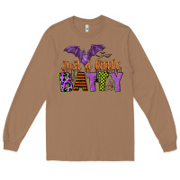 Toasted Coconut just a little batty Long Sleeve Tee - CowGirlArtShop