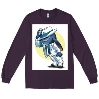 Plum michael jackson 5 Long Sleeve Tee - lanVoArt