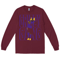 Burgundy Justin Jefferson -Griddy Gang Long Sleeve Tee - lanVoArt