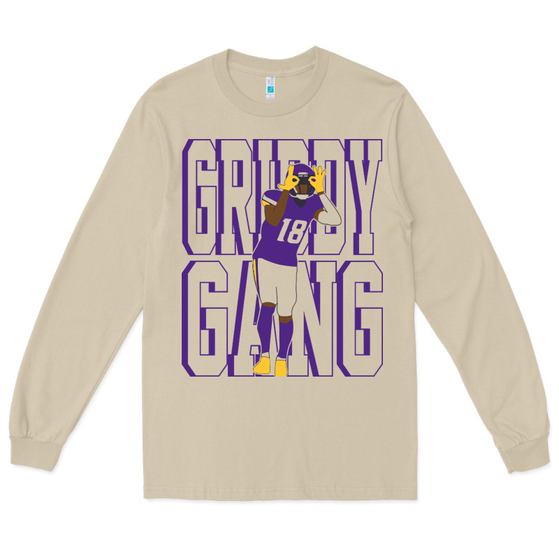 Justin Jefferson -griddy Gang Long Sleeve Tee by lanVoArt | Teevron
