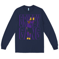 Navy Justin Jefferson -Griddy Gang Long Sleeve Tee - lanVoArt