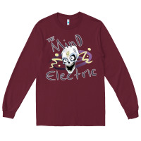Burgundy the mind electric Long Sleeve Tee - lanVoArt
