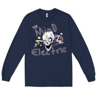 Navy the mind electric Long Sleeve Tee - lanVoArt