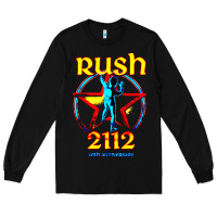 Black rush blue starman 2112  40th anniversary Long Sleeve Tee - lanVoArt