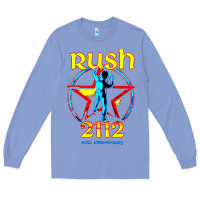 Colony Blue rush blue starman 2112  40th anniversary Long Sleeve Tee - lanVoArt