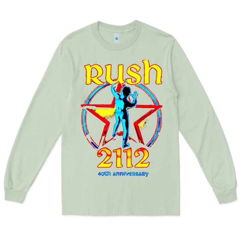Rush Blue Starman 2112  40th Anniversary Long Sleeve Tee by lanVoArt | Teevron