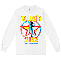 White rush blue starman 2112  40th anniversary Long Sleeve Tee - lanVoArt