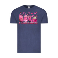 Vintage Denim In October We Wear Pink with Breast Cancer Coffee Vintage Tee - texasbilliewilder