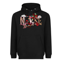 Black nurse valentines day Heavyweight Hoodie - RacoonDesign