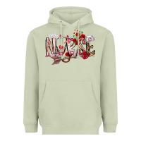 Matcha nurse valentines day Heavyweight Hoodie - RacoonDesign