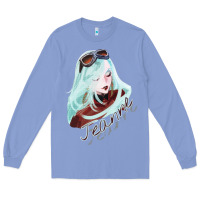 Colony Blue Vintage Retro Action Bayonetta Adventure Game Birthday Gift Long Sleeve Tee - lanVoArt