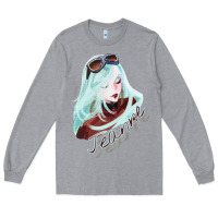 Heather Grey Vintage Retro Action Bayonetta Adventure Game Birthday Gift Long Sleeve Tee - lanVoArt
