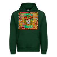 Forest Green cinco de mayo sombrero skull Urban Hoodie - BarkalooDesign