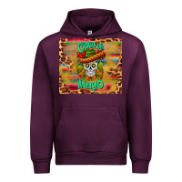 Mauve Wine cinco de mayo sombrero skull Urban Hoodie - BarkalooDesign