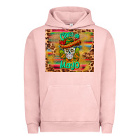 Pigment Salmon cinco de mayo sombrero skull Urban Hoodie - BarkalooDesign