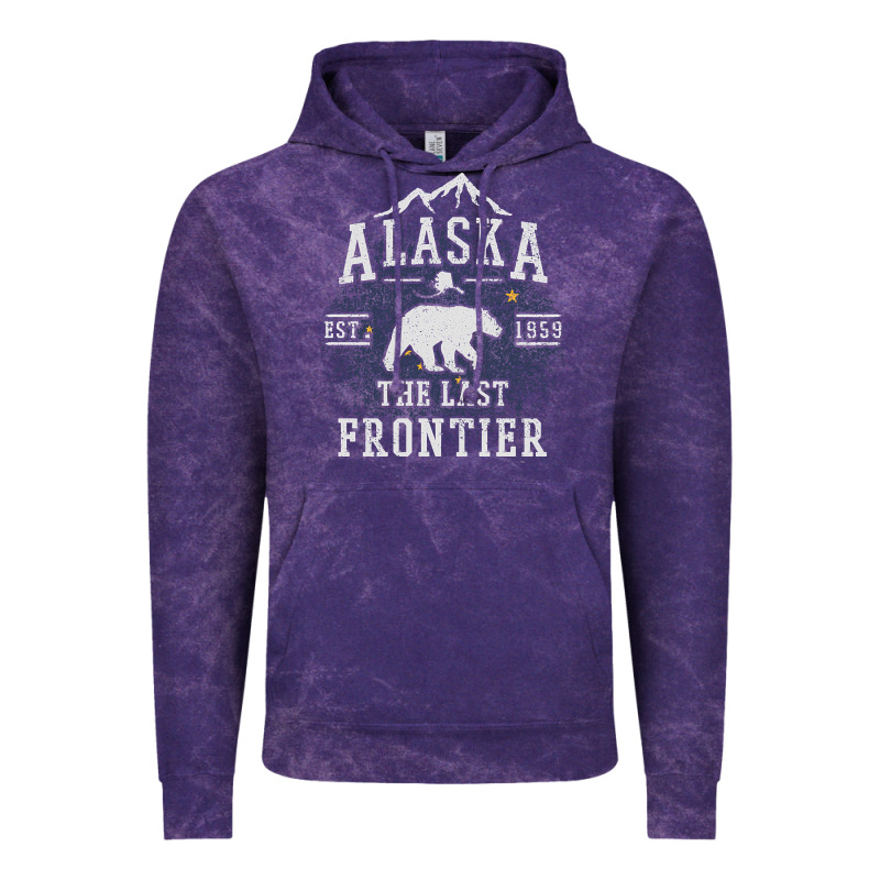 Alaska The Last Frontier Vintage Hoodie by lanVoArt | Teevron