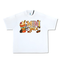 White Mini spice Urban Heavy Tee - NancyCooperArtShop