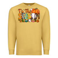 Antique Gold tis the season baseball Premium Sweatshirt - RacoonDesign