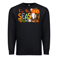 Black tis the season baseball Premium Sweatshirt - RacoonDesign