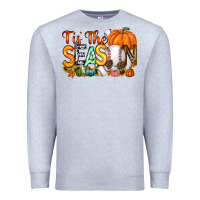 Heather Grey tis the season baseball Premium Sweatshirt - RacoonDesign