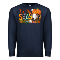 Navy tis the season baseball Premium Sweatshirt - RacoonDesign