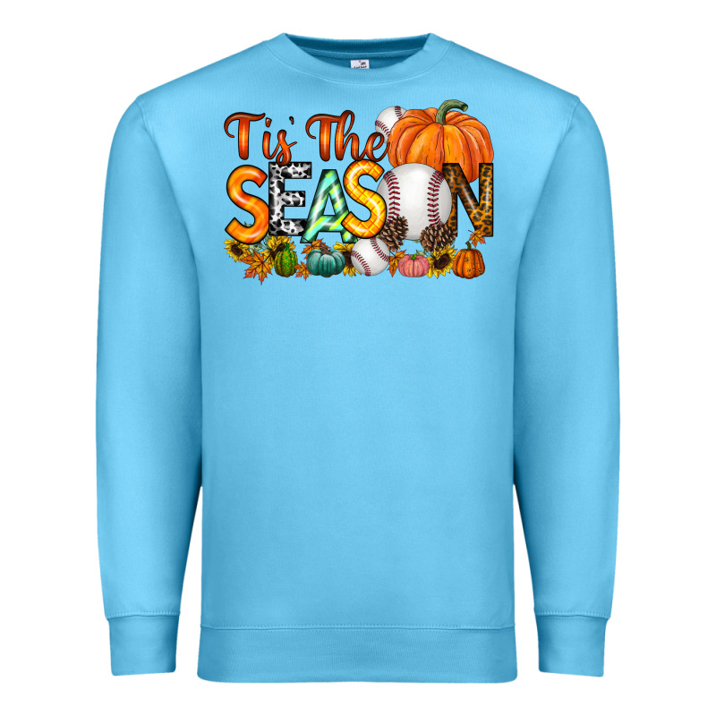 Tis The Season Baseball Premium Sweatshirt by RacoonDesign | Teevron