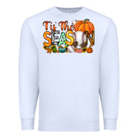 White tis the season baseball Premium Sweatshirt - RacoonDesign