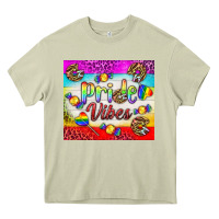 Mossy Pride Vibes LGBTQ+ Tumbler Heavy Core Tee - BundleAndBundleShop