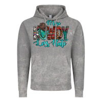 Cloud Rock Western More Howdy Less Hate Cowboy Hat Gemstone Vintage Hoodie - HowdyJamesFarm