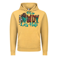 Vintage Mustard Western More Howdy Less Hate Cowboy Hat Gemstone Vintage Hoodie - HowdyJamesFarm