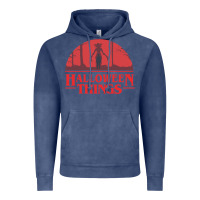 Vintage Denim Halloween Things Strange Halloween Vintage Hoodie - lanVoArt