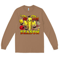 Toasted Coconut tis the season softball halloween Long Sleeve Tee - CowGirlArtShop